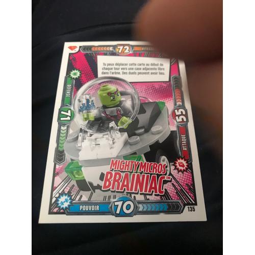 Carte Lego Batman N.135 Mighty Micros Brainiac - Dc Comics - 2019