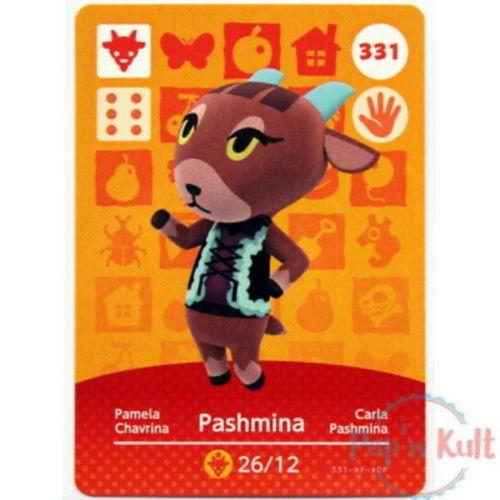 Carte Nfc Amiibo Animal Crossing New Horizons Pashmina 331 Compatible Avec Nintendo Switch Lite Wii U 3ds