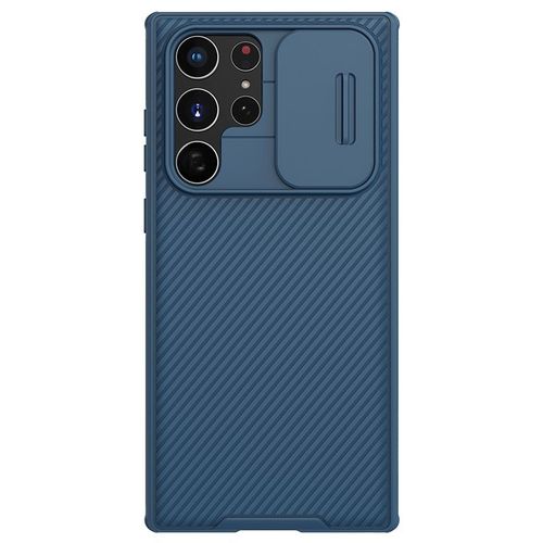 Coque Samsung S22 Ultra Lens Slider - Bleu