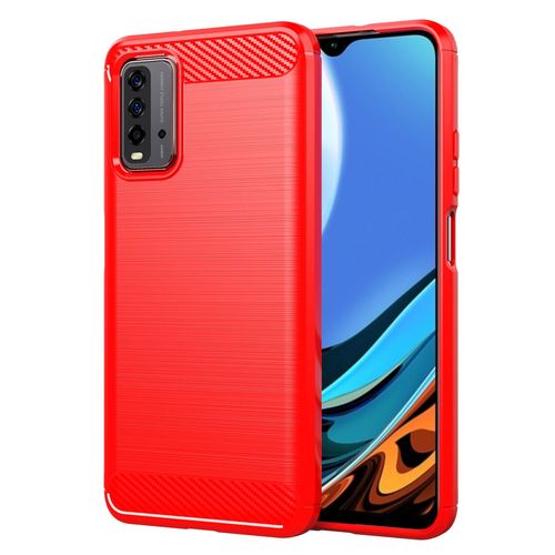 Coque Xiaomi Redmi 9t,Etui Pour Xiaomi Redmi 9t,Etui En Silicone Pour Xiaomi Redmi 9t,Convient A La Xiaomi Redmi 9t,Rouge