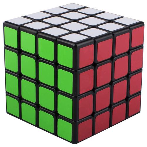 Speed Rubik Cube Black Base Magic Rubik 6 Couleurs Puzzles Jouets Educatifs Speciaux Boite Cadeau Casse-Tete 4x4 Sans Autocollant Developper La Logique Du Cerveau Capacite De Pensee Meilleur Cadeau