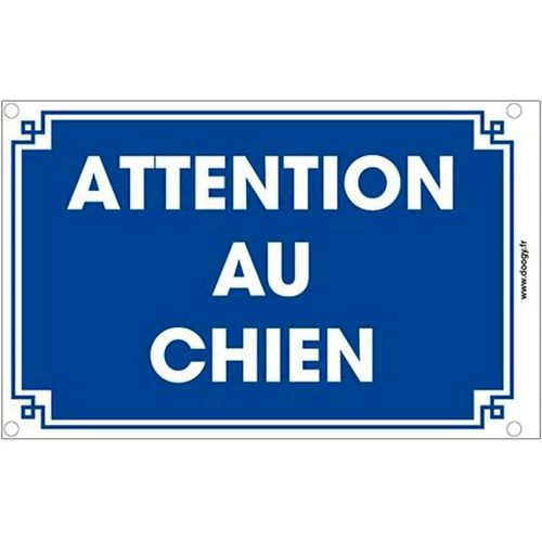 Pancarte Attention Au Chien