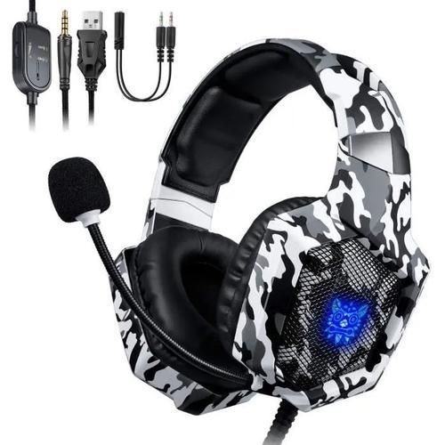 Casque Gamer ONIKUMA K8 pour Nintendo Switch PS4 Xbox One - Camouflage avec Micro