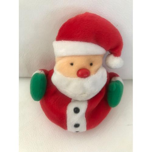 Peluche Doudou Père Noel Billes Relaxantes 18 Cm