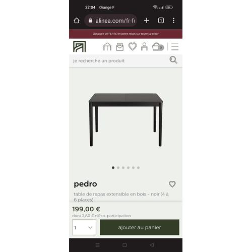 Je Vends Une Table Noire Rectangulaire Ikea