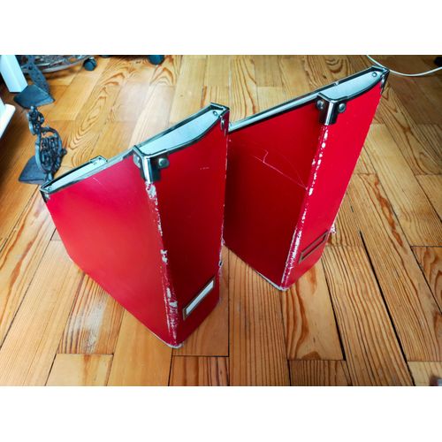 2 Range-Documents / Porte-Revues Ikea En Carton Épais Rouge