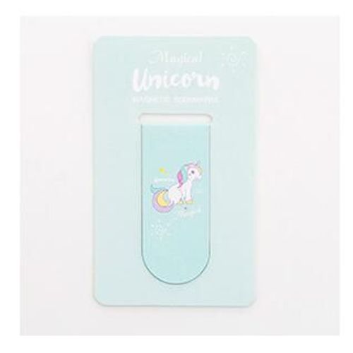 Trombone Licorne Excitée, Marque-Page Magnétique, Fourniture Scolaire Et De Bureau, Papeterie Cadeau