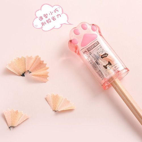 Adorable Taille-Crayon Kawaii, En Forme De Patte De Chat, Très Mignon,, Fournitures Scolaires, Articles De Papeterie, Prix D'étudiant, Cadeau Pour Enfants