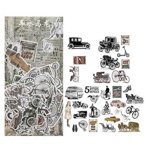 Autocollant Plante Vintage Papillon Washi, Étiquette Scrapbook, Artisanal Décoratif, Esthétique, Pour Journal Intime Planificateur, Paquet De 60 Feuilles