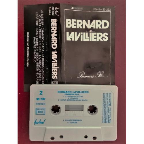 Bernard Lavilliers Rare Cassette Premiers Pas...