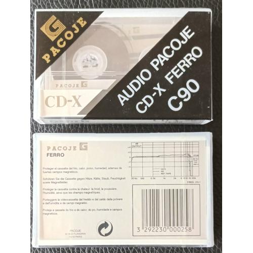 Cassette / K7 Audio Vierge Pacoje G Cd-X Ferro C.90 (Encore Emballée)