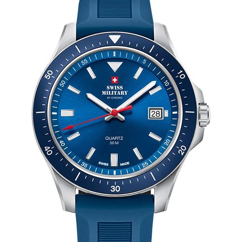 Mens Watch Swiss Military By Chrono Sm34082.08, Quartz, 42mm, 5atm