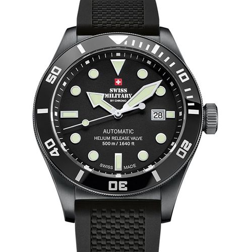 Mens Watch Swiss Military By Chrono Sma34075.05, Automatic, 44mm, 50atm