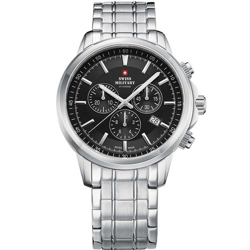 Mens Watch Swiss Military By Chrono Sm34052.01, Quartz, 42mm, 10atm