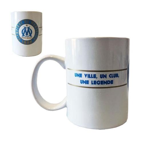 Mug Olympique De Marseille Blanc Légende