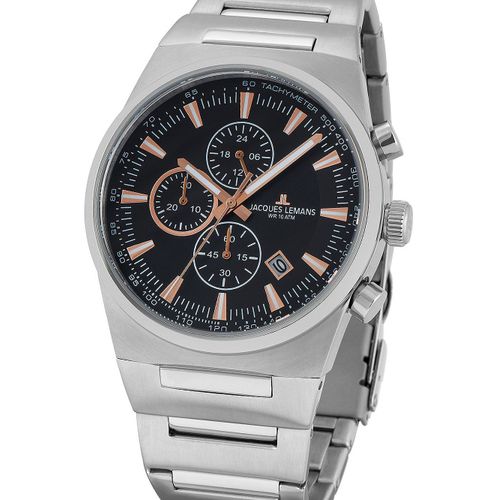 Mens Watch Jacques Lemans 1-1734a, Quartz, 43mm, 10atm
