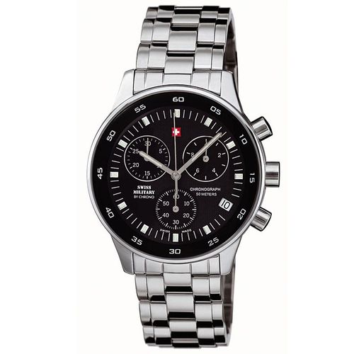 Mens Watch Swiss Military By Chrono Sm30052.01, Quartz, 41mm, 5atm