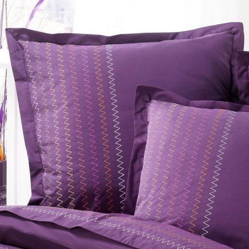 Taie D'oreiller 63x63 Cm Percale De Coton Ciruela