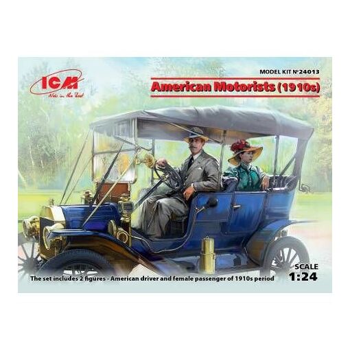 Icm - American Motorists (1910s)Maquette Figurine American Motorist...