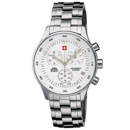 Mens Watch Swiss Military By Chrono Sm30052.02, Quartz, 41mm, 5atm