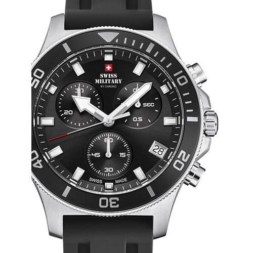 Mens Watch Swiss Military By Chrono Sm34067.07, Quartz, 42mm, 10atm