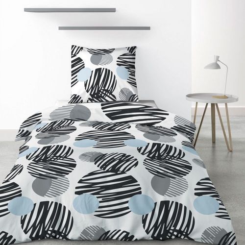 Housse De Couette 140x200 Cm + 1 Taie D'oreiller 63x63 Cm Polyester Cerlus