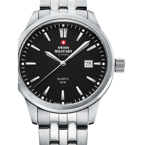 Mens Watch Swiss Military By Chrono Smp36009.01, Quartz, 41mm, 5atm