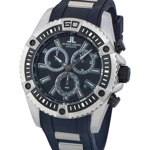 Mens Watch Jacques Lemans 1-1805b, Quartz, 46mm, 20atm