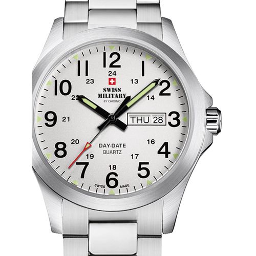 Mens Watch Swiss Military By Chrono Smp36040.26, Quartz, 42mm, 5atm