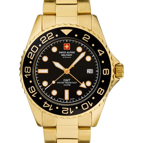 Mens Watch Swiss Alpine Military 7052.1117, Quartz, 42mm, 10atm