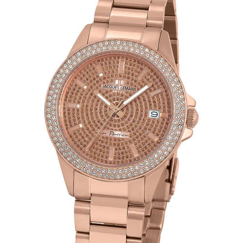 Ladies Watch Jacques Lemans Lp-129b, Quartz, 38mm, 10atm