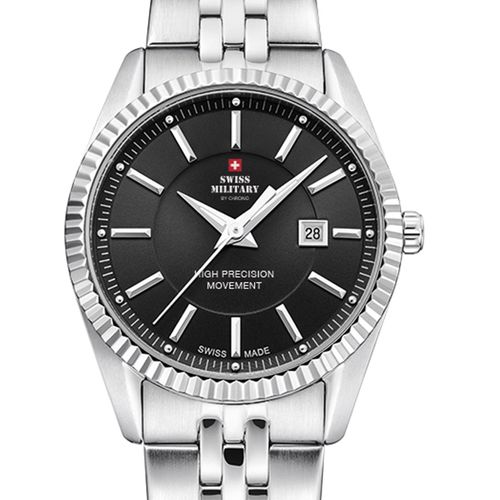 Ladies Watch Swiss Military By Chrono Sm34066.01, Quartz, 33mm, 5atm