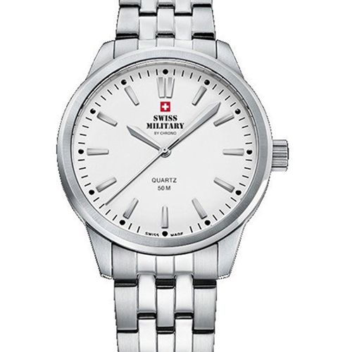 Ladies Watch Swiss Military By Chrono Smp36010.02, Quartz, 33mm, 5atm