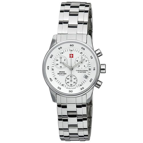 Ladies Watch Swiss Military By Chrono Sm34013.02, Quartz, 30mm, 5atm