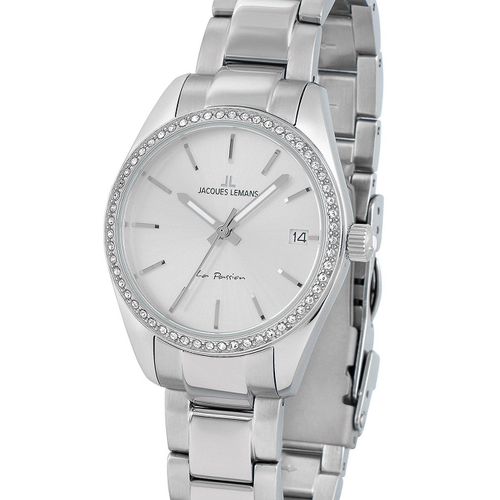 Ladies Watch Jacques Lemans 1-2085d, Quartz, 30mm, 10atm