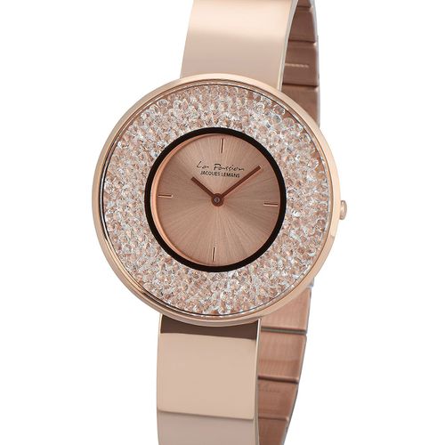 Ladies Watch Jacques Lemans Lp-131b, Quartz, 37mm, 5atm
