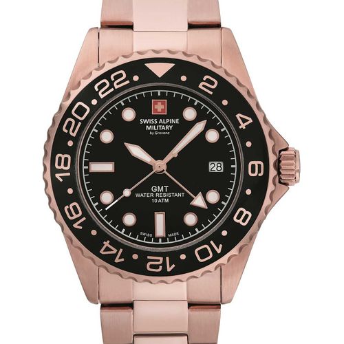 Mens Watch Swiss Alpine Military 7052.1167, Quartz, 42mm, 10atm
