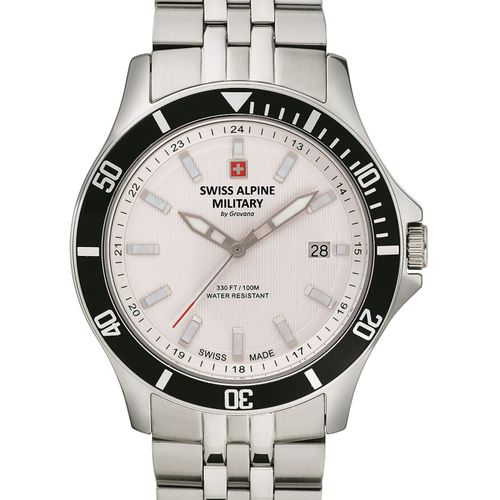 Mens Watch Swiss Alpine Military 7022.1132, Quartz, 42mm, 10atm