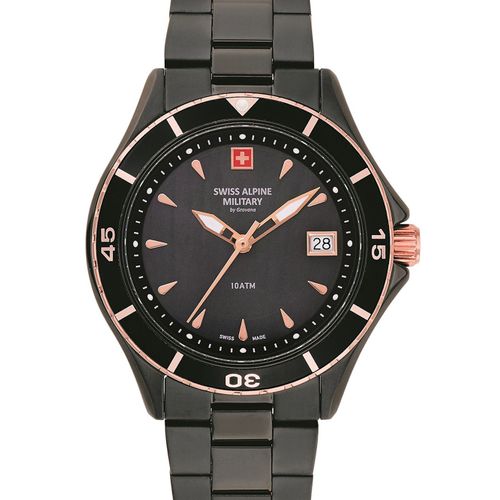 Ladies Watch Swiss Alpine Military 7740.1187, Quartz, 36mm, 10atm