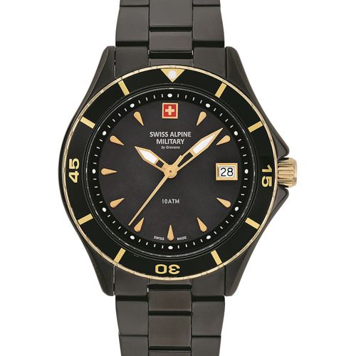 Ladies Watch Swiss Alpine Military 7740.1184, Quartz, 36mm, 10atm
