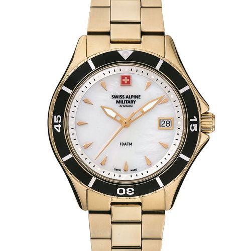 Ladies Watch Swiss Alpine Military 7740.1113, Quartz, 36mm, 10atm
