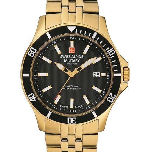 Mens Watch Swiss Alpine Military 7022.1117, Quartz, 42mm, 10atm