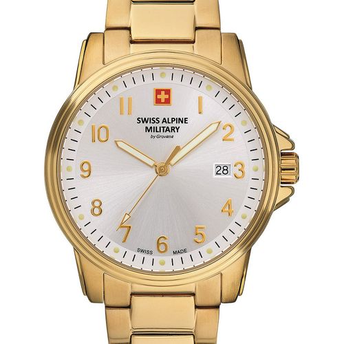 Mens Watch Swiss Alpine Military 7011.1112, Quartz, 40mm, 10atm