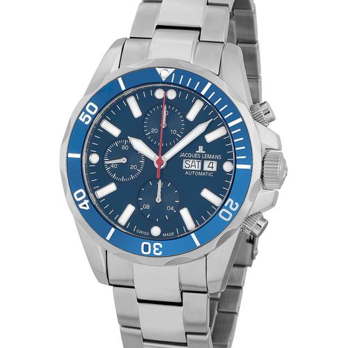 Mens Watch Jacques Lemans 1-1926g, Automatic, 44mm, 20atm
