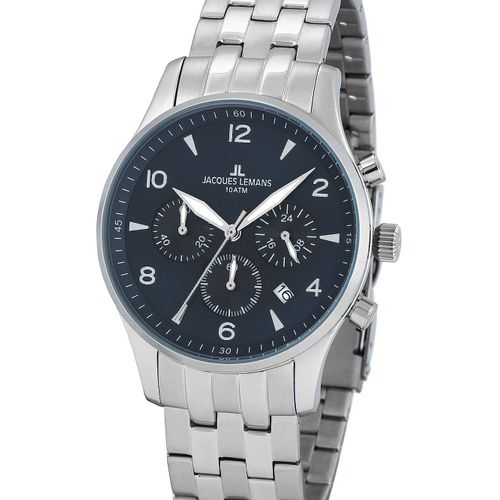 Mens Watch Jacques Lemans 1-1654.2zg, Quartz, 40mm, 10atm