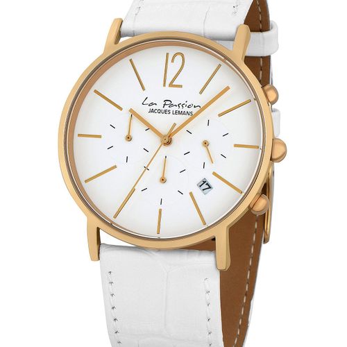 Ladies Watch Jacques Lemans Lp-123p, Quartz, 40mm, 5atm