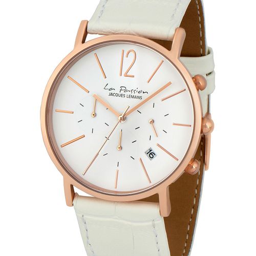 Ladies Watch Jacques Lemans Lp-123m, Quartz, 40mm, 5atm