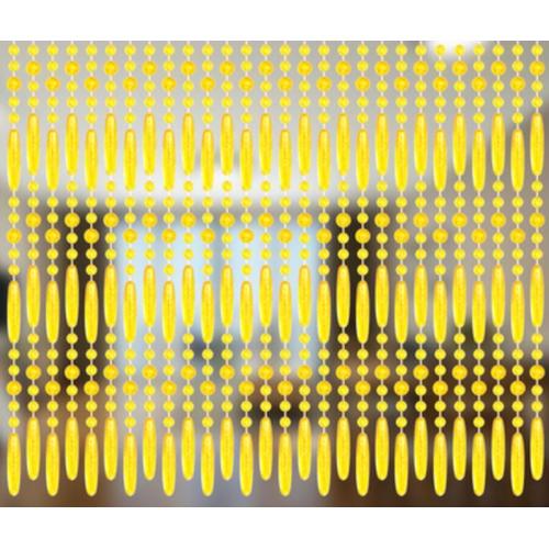 Jaune 27 Cordes 200cm Rideau De Perles Feng Shui En Plastique Acrylique Cristal À La Mode, Rideau De Porte Pour Séparation De Salon Intérieur, Décoration De La Maison