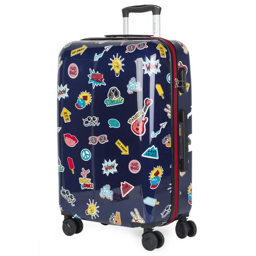 Valise De Voyage Pour Enfants 4 Roues Avec Voiture. Polycarbonate Imprimé. Rigide Confortable Et Léger. Belle Conception. 702260