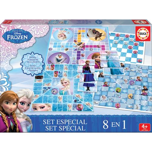 Educa La Reine Des Neiges - Set 8 Jeux En 1